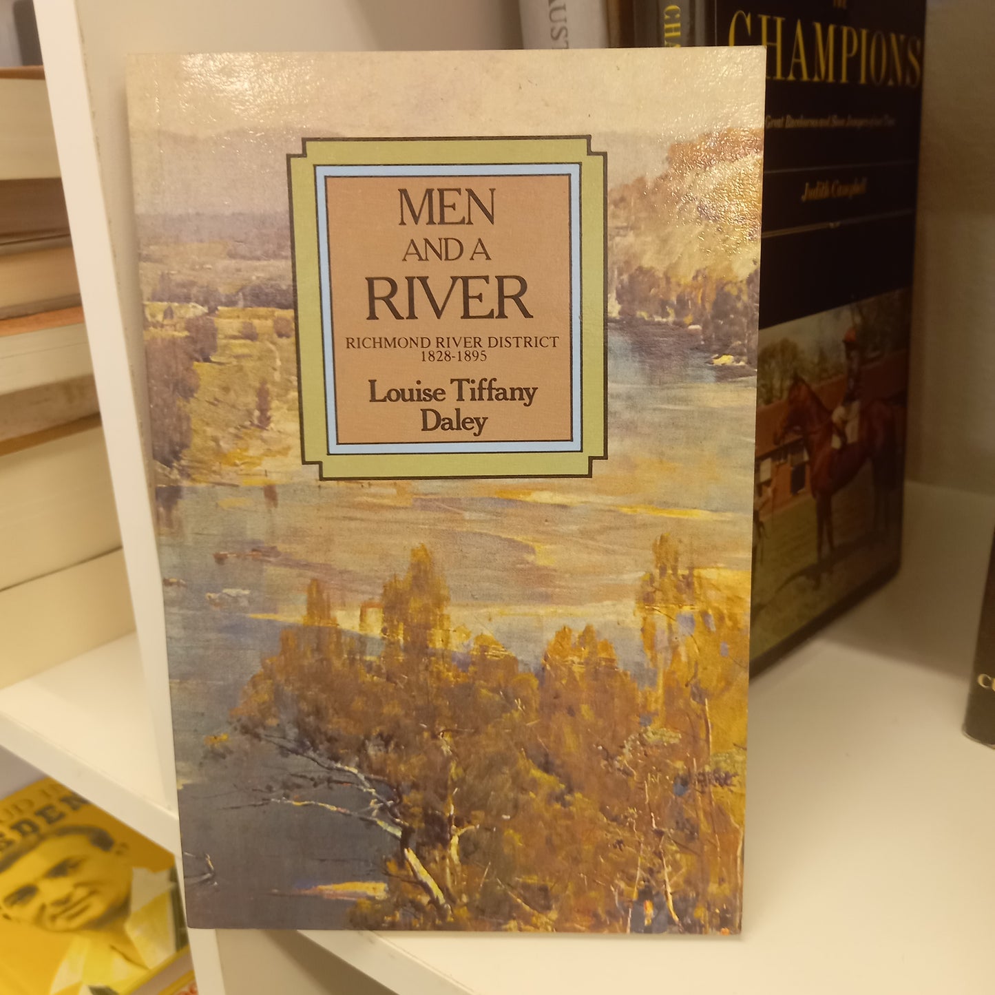 Men and a River by Louise Tiffany Daley-Book-Tilbrook and Co