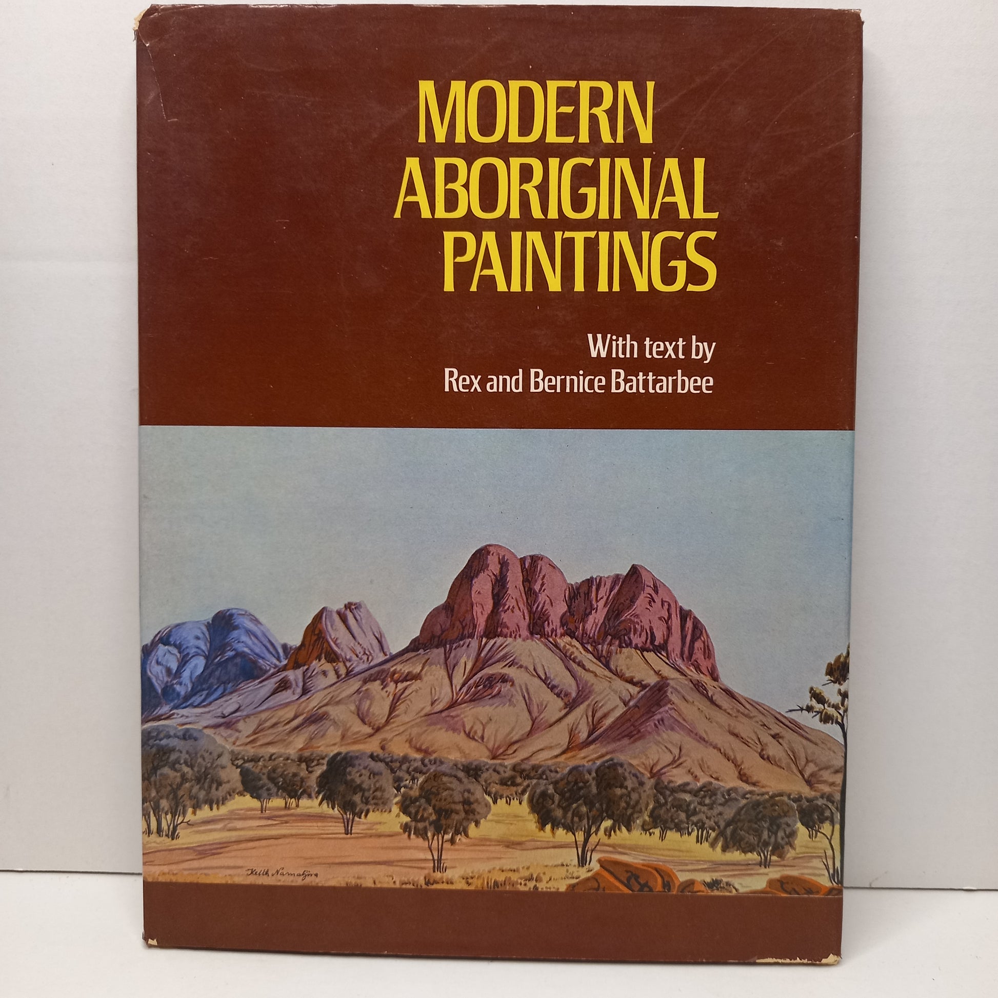 Modern Aboriginal Paintings with Text by by Rex and Bernice Battarbee-Book-Tilbrook and Co