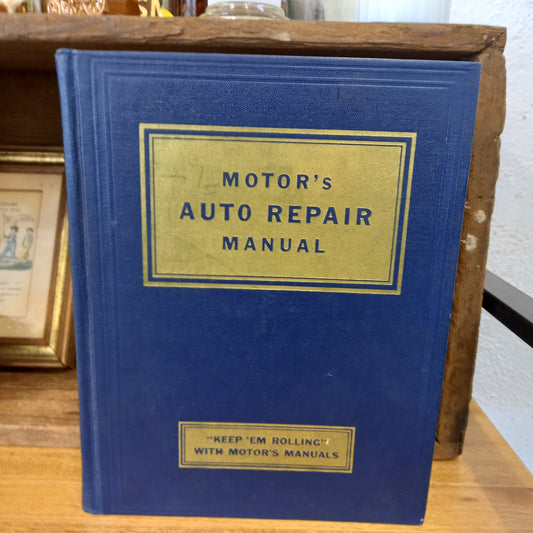 Motor's Auto Repair Manual – 1952, 15th Edition, 2nd Printing | Vintage Automotive Reference-Vintage Technical Manual / Automotive Repair Reference-Tilbrook and Co