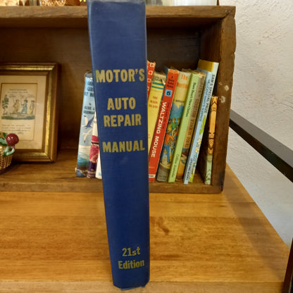 Motor's Auto Repair Manual - 1958 - 21st Edition-Book-Tilbrook and Co