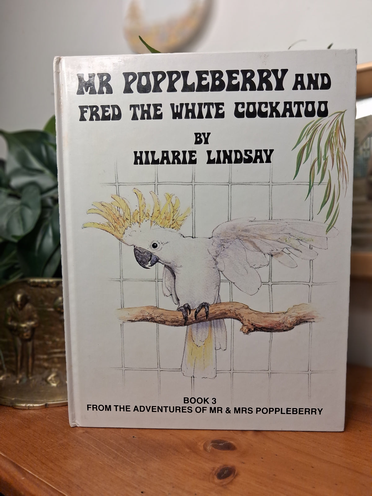 Mr Poppleberry and Fred the White Cockatoo – Hilarie Lindsay (c.1983)-Vintage Australian Children’s Picture Book-Tilbrook and Co