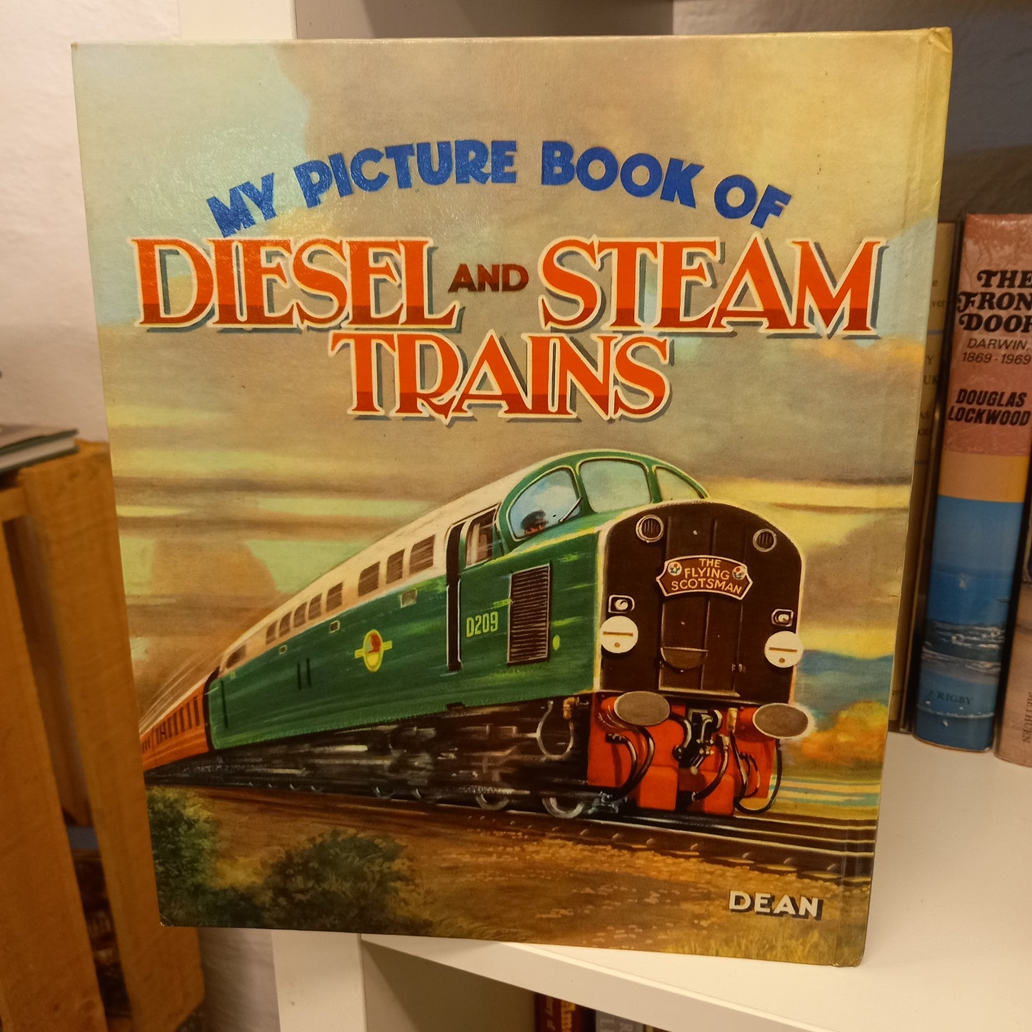 My Picture Book of Diesel and Steam Trains compiled by Arthur W Baldwin-Books-Tilbrook and Co