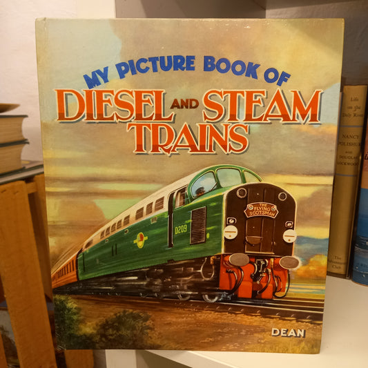 My Picture Book of Diesel and Steam Trains compiled by Arthur W Baldwin-Books-Tilbrook and Co