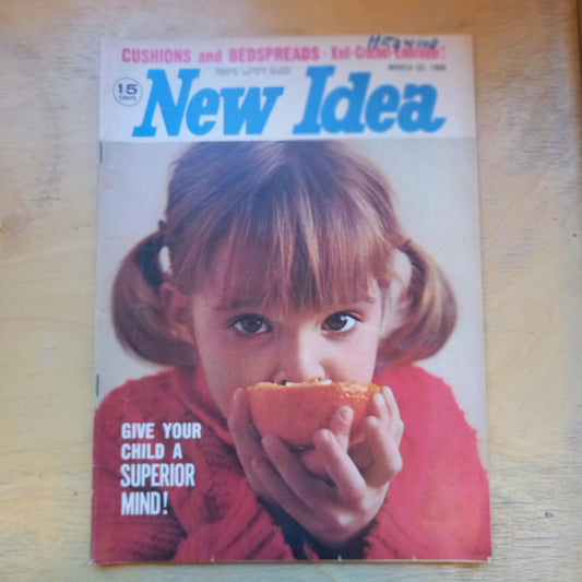 Vintage Magazine New Idea March 22 1969-Ephemera-Tilbrook and Co