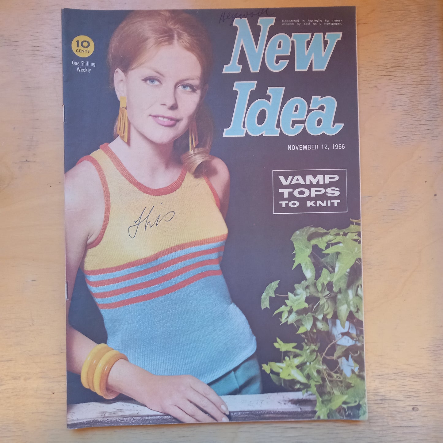 Vintage Magazine New Idea November 12 1966-Ephemera-Tilbrook and Co