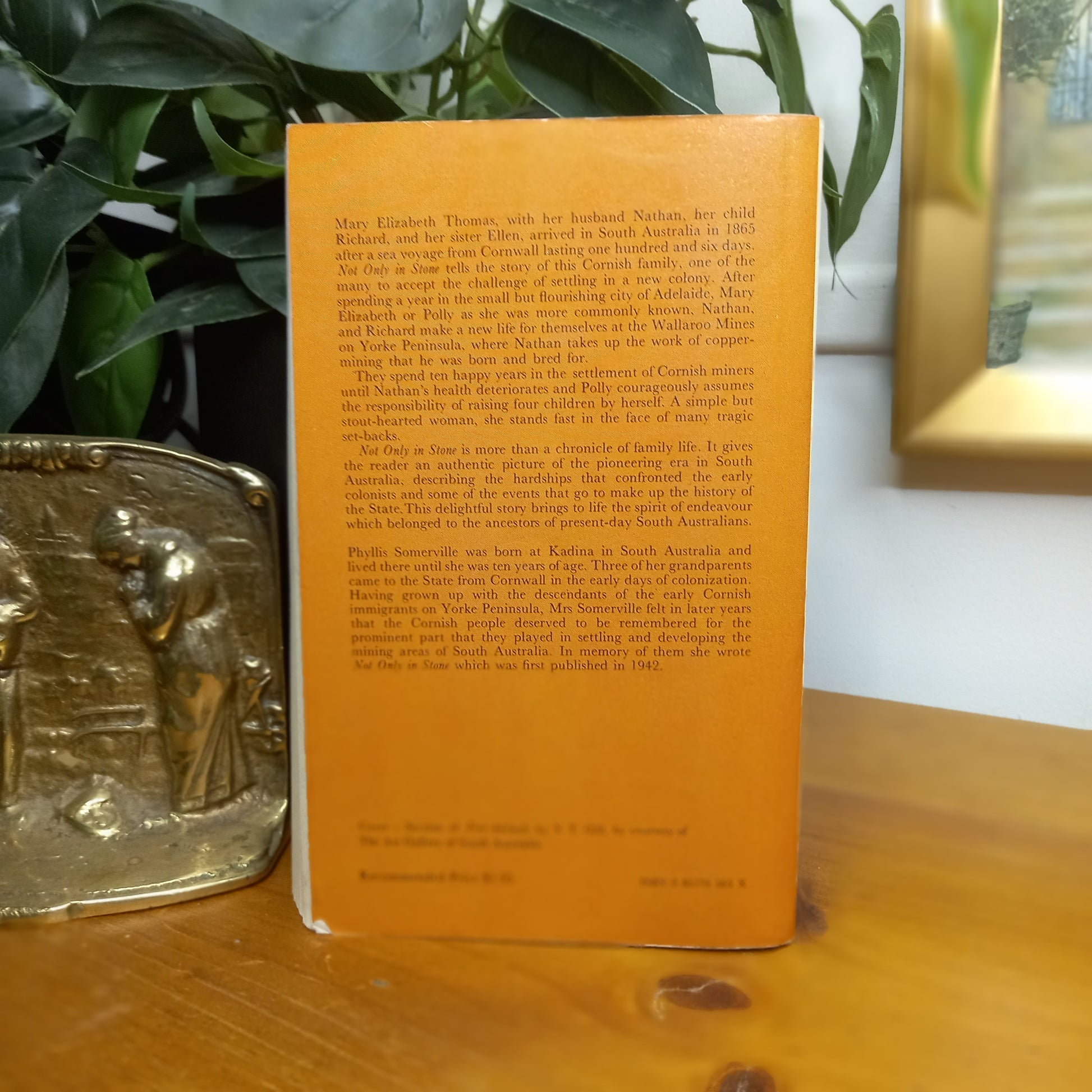 Not Only in Stone by Phyllis Somerville – Seal Books Edition (1973)-Australian Fiction – Vintage-Tilbrook and Co