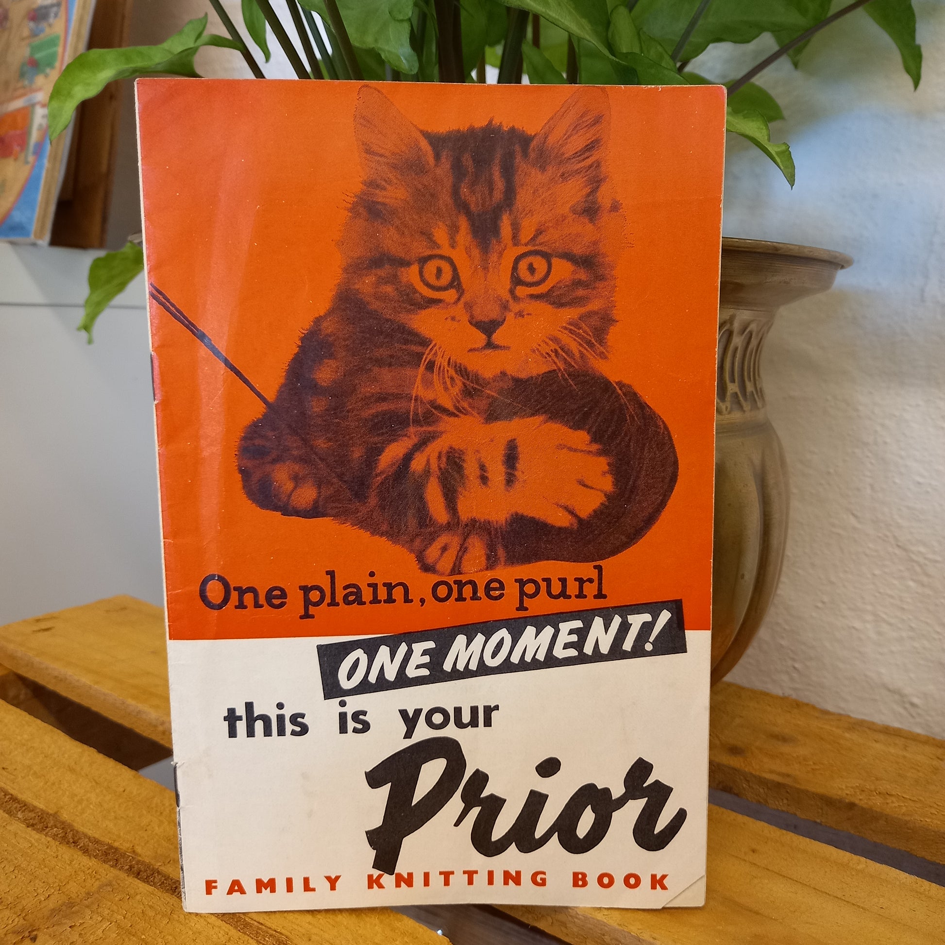 One plain, one purl, one moment : this is your Prior family knitting book-Book-Tilbrook and Co