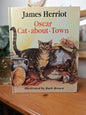 Oscar Cat-About-Town – James Herriot, Illustrated by Ruth Brown (1990)-Vintage Children’s Picture Book / Animal Story-Tilbrook and Co
