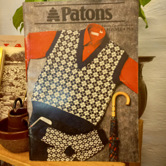 Patons Family Co-ordinates in Patonyle 4 ply book 820-Ephemera-Tilbrook and Co