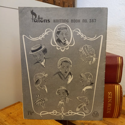 Patons Knitting Book No. 367: Hats and Gloves Knitted in Beehive Fingering (4 Ply)-Vintage Knitting Pattern Booklet-Tilbrook and Co