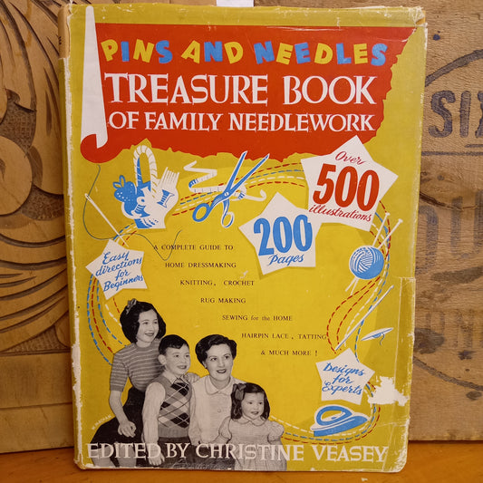 Pins And Needles Treasure Book Of Family Needlework Edited by Christine Veasey-Book-Tilbrook and Co