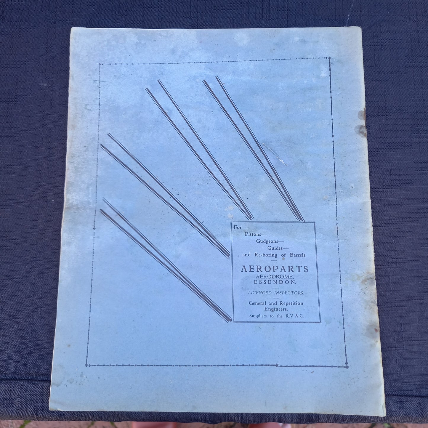 Plane Tales Club Magazine – Souvenir Programme (Royal Victorian Aero Club, October 1937)-Ephemera - Vintage aviation ephemera / Souvenir programme-Tilbrook and Co