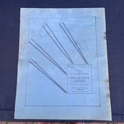 Plane Tales Club Magazine – Souvenir Programme (Royal Victorian Aero Club, October 1937)-Ephemera - Vintage aviation ephemera / Souvenir programme-Tilbrook and Co