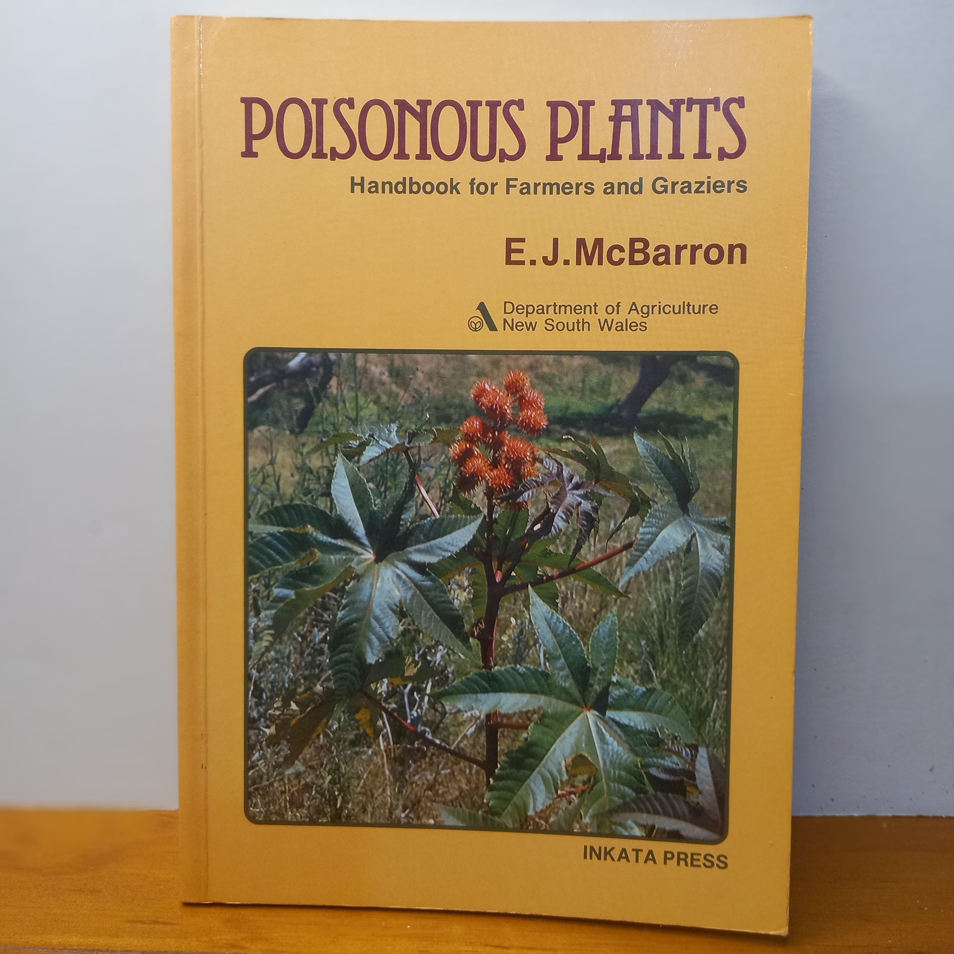 Poisonous Plants: Handbook for Farmers and Graziers by McBarron, E. J.-Book-Tilbrook and Co