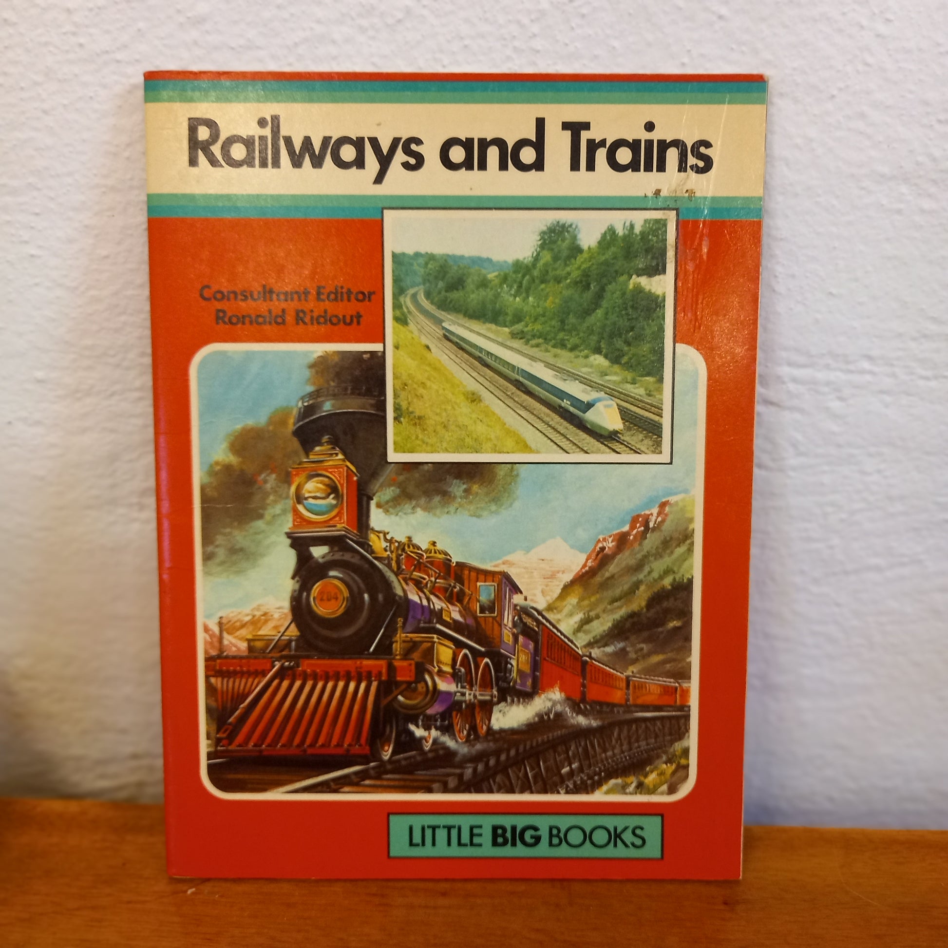 Railways and Trains [A Little Big Book] by David Bradley-book-Tilbrook and Co