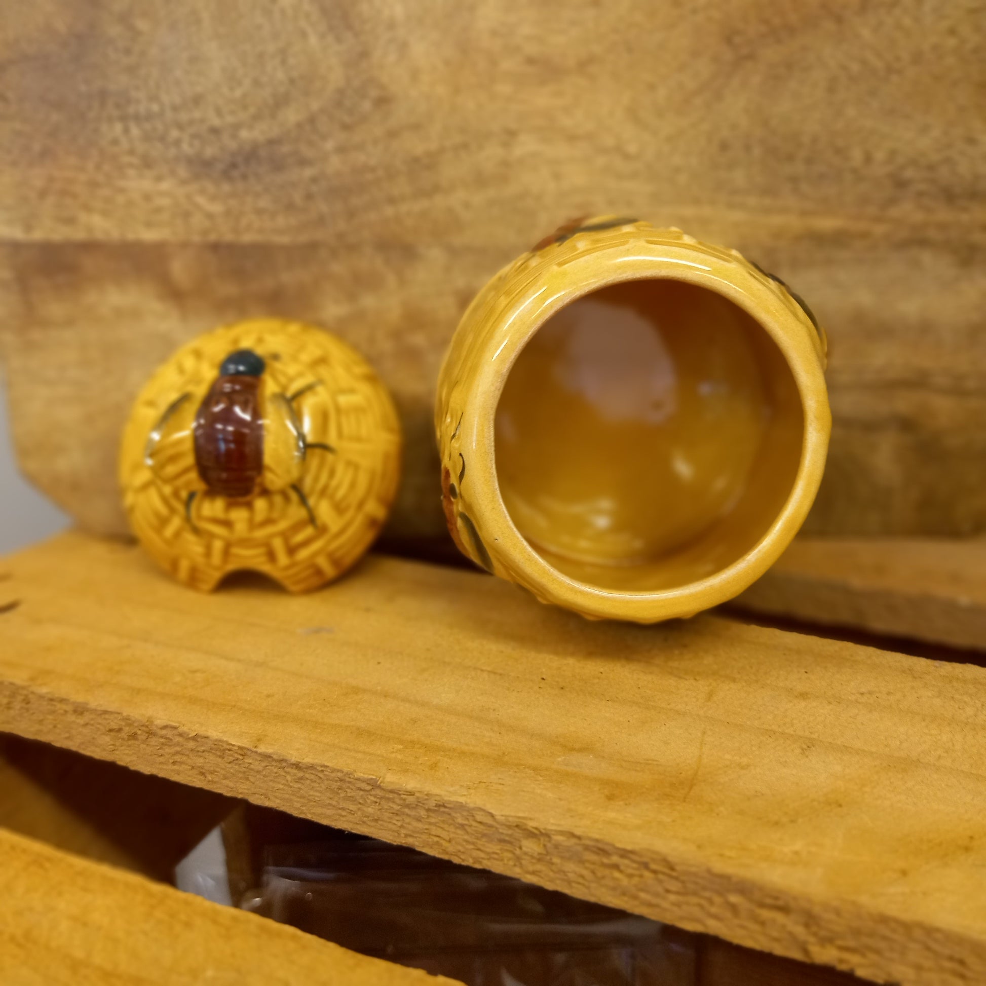 Retro Bee Sugar/Honey Pot-Decor-Tilbrook and Co