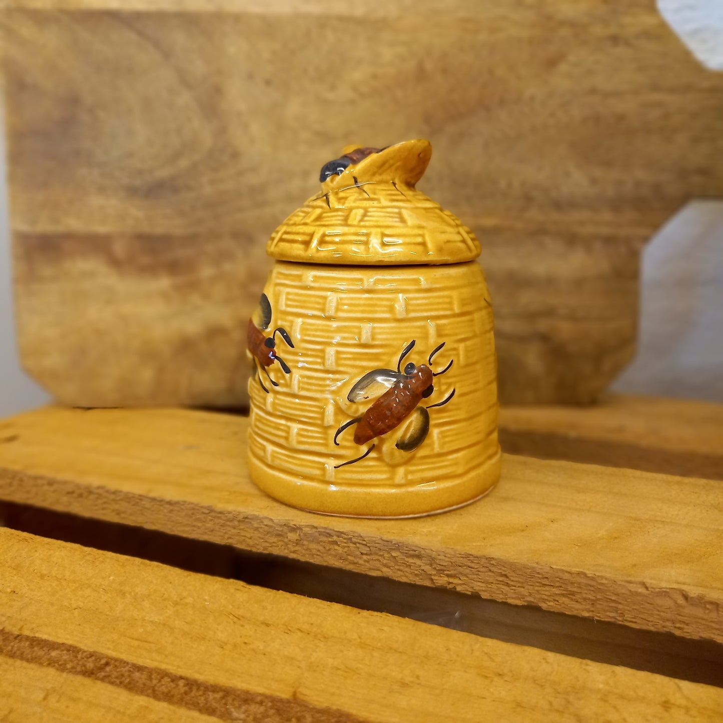 Retro Bee Sugar/Honey Pot-Decor-Tilbrook and Co