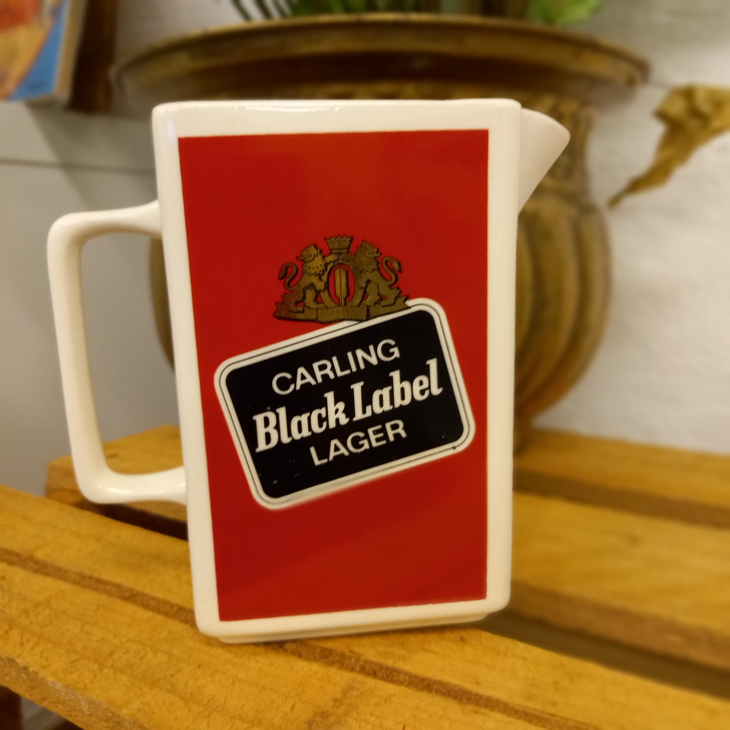 Retro Carling Lager Black Label Water Jug-Decor-Tilbrook and Co