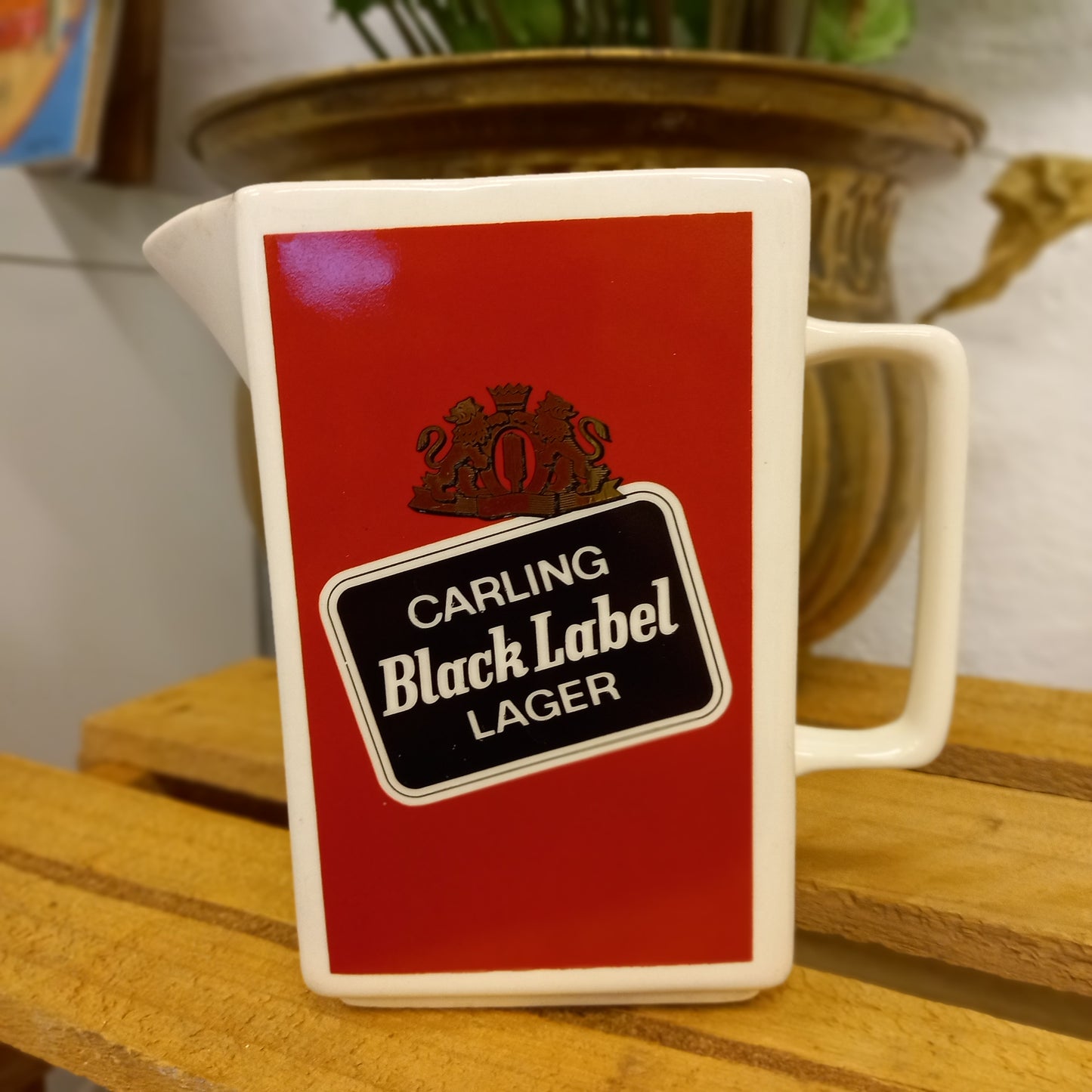 Retro Carling Lager Black Label Water Jug-Decor-Tilbrook and Co