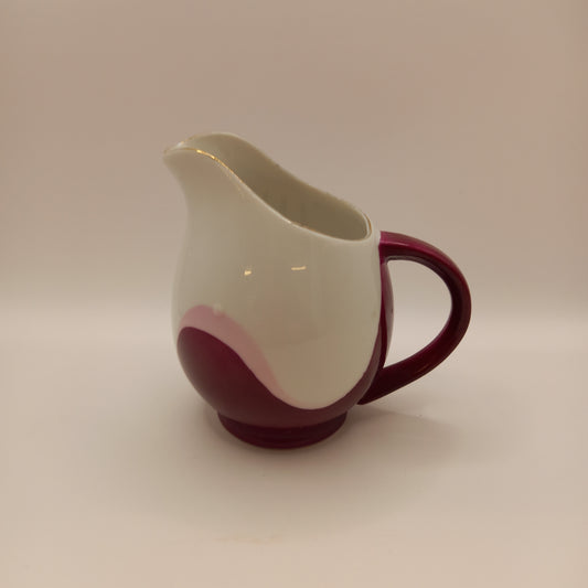 Retro Pink Swirl Pattern Creamer/Milk Jug-Decor-Tilbrook and Co