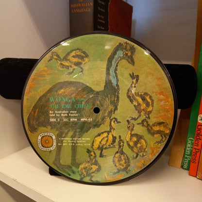 Ruth Fenner and Dick May – Kookaburra’s Nest / Wonga, A Lost Emu Chick (7″ Picture Disc, MPK‑03)-Vinyl Storytelling Record-Tilbrook and Co