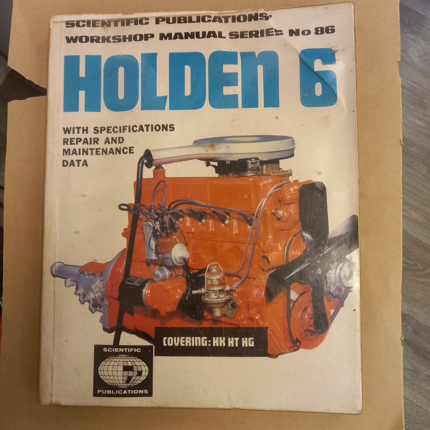 Scientific Publications Workshop Manual Series No 86 Holden 6-Book-Tilbrook and Co