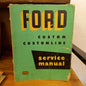 Service Manual for Ford Custom 1949 to 1951 and Customline 1952 to 1954-Ephemera-Tilbrook and Co