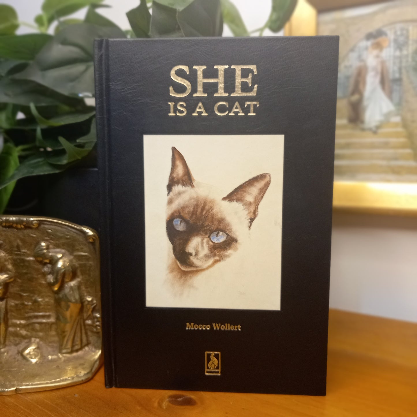 She Is a Cat by Mocco Wollert (1988, Boolarong)-Vintage Hardcover Book – Poetry & Pictorial-Tilbrook and Co