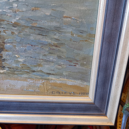 Silver and Grey painting by Alan Grieve-Decor-Tilbrook and Co