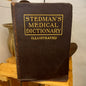 Stedman's Medical Dictionary by Thomas Lathrop Stedman (1937, Leather-Bound Softcover)-Book – Medical Dictionary / Vintage Reference-Tilbrook and Co