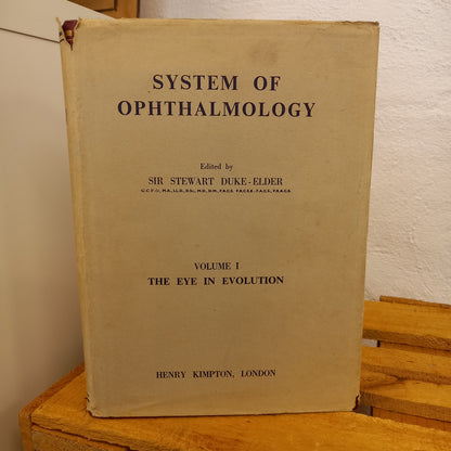 System of Ophthalmology, Volume 1: The Eye in Evolution edited by Sir Stewart Duke-Elder (1958, Hardcover)-Book – Medical Reference / Ophthalmology-Tilbrook and Co