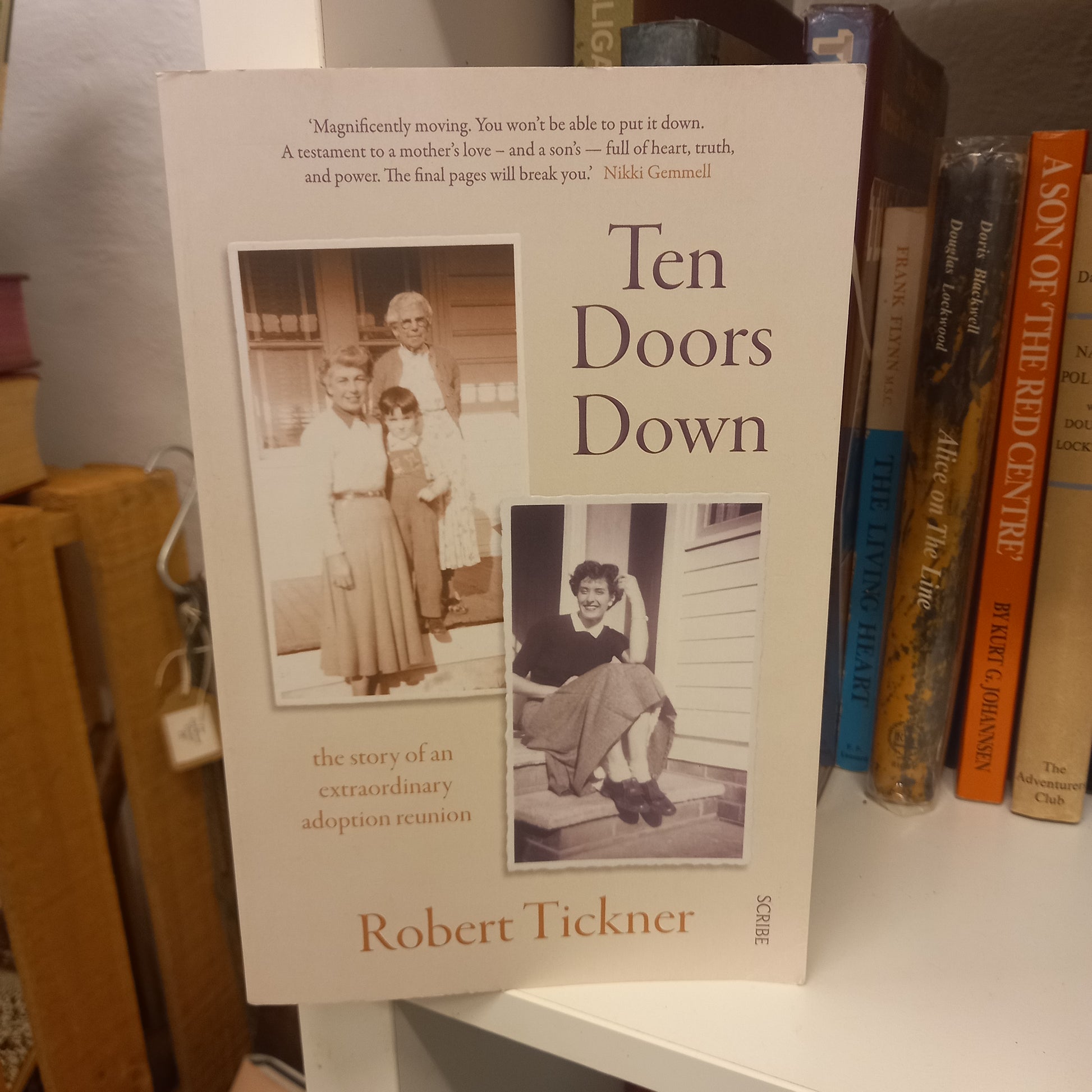 Ten Doors Down: The Story of an Extraordinary Adoption Reunion-Book - Memoir / Australian biography / Adoption &amp; family history-Tilbrook and Co
