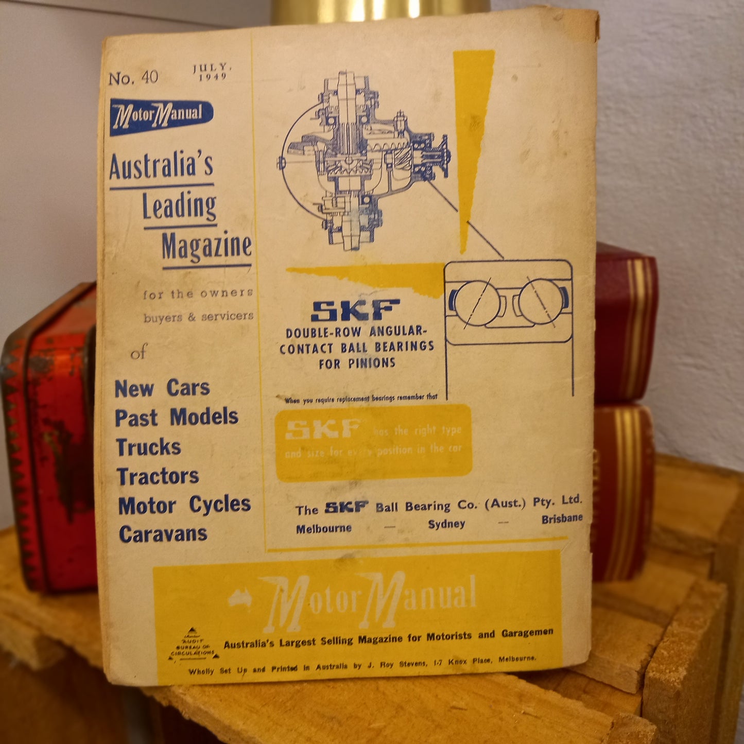 The Australian Monthly Motor Manual – July 1949, Vol. 4 No. 40-Vintage Motoring Periodical / Automotive History-Tilbrook and Co