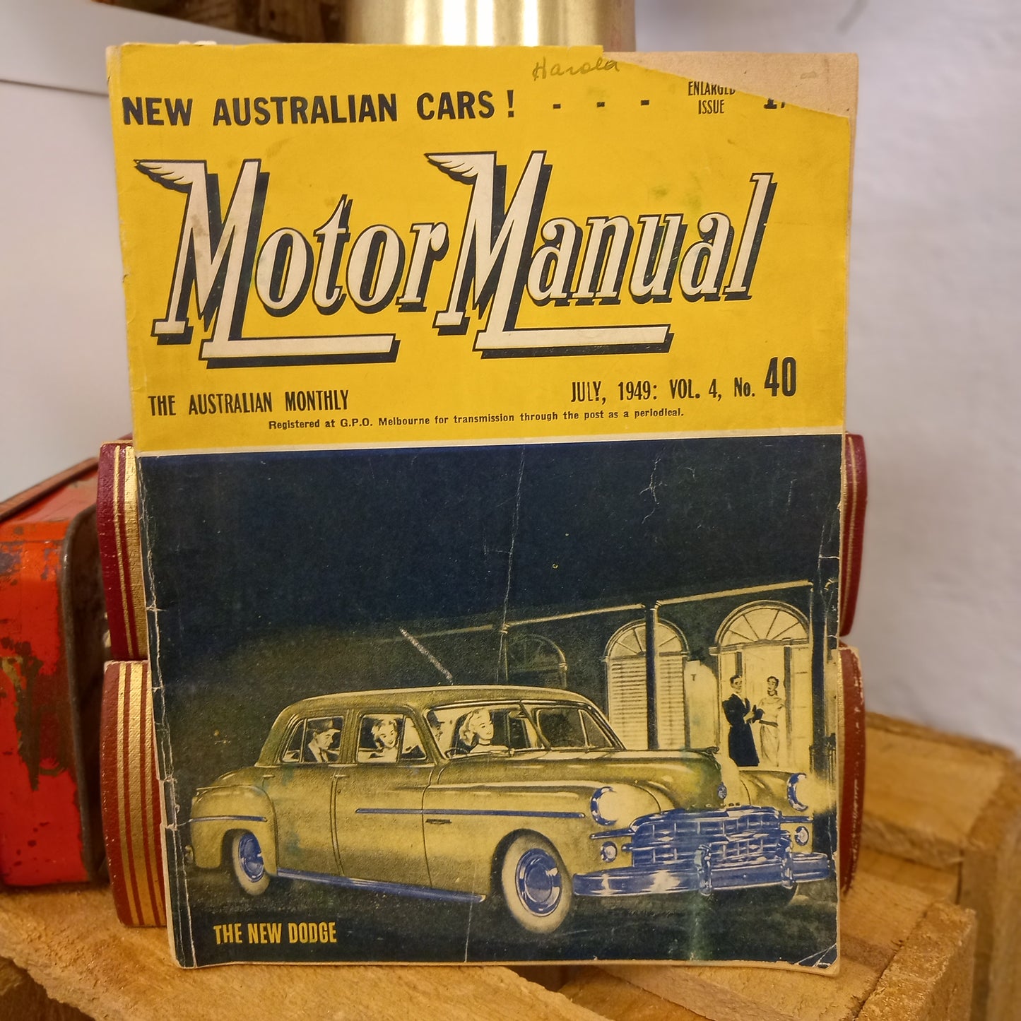 The Australian Monthly Motor Manual – July 1949, Vol. 4 No. 40-Vintage Motoring Periodical / Automotive History-Tilbrook and Co