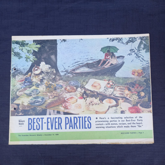 The Australian Women's Weekly presents Best Ever Parties-Ephemera-Tilbrook and Co