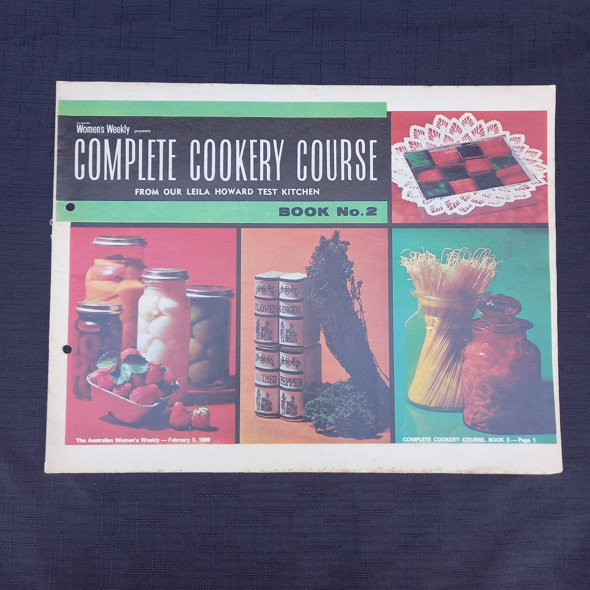 The Australian Women's Weekly Presents Complete Cookery Course – 1969 Supplement-Ephemera-Tilbrook and Co