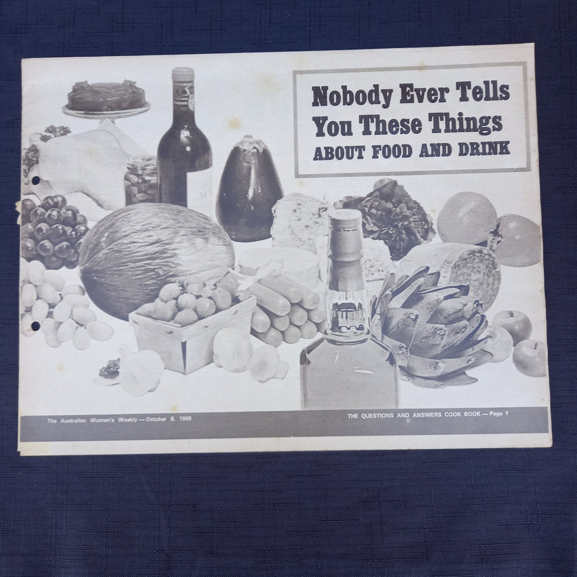 The Australian Women's Weekly presents Nobody Ever Tells You These Things About Food and Drink-Ephemera-Tilbrook and Co