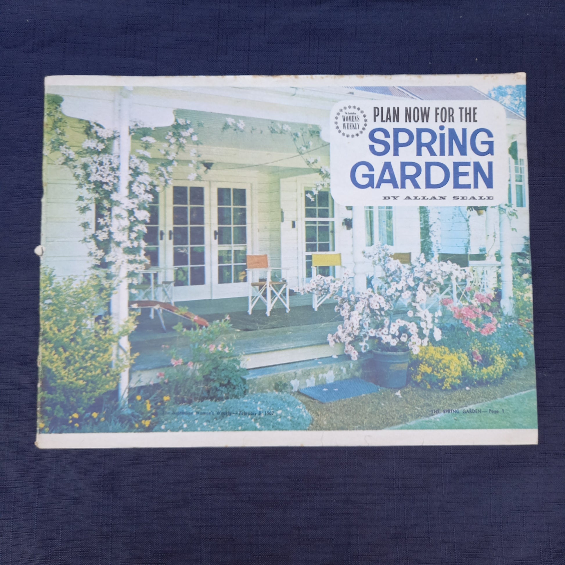 The Australian Women’s Weekly Presents Plan Now for the Spring Garden by Allan Seale (1967 Supplement)-Vintage Gardening Booklet / Homemaking Supplement-Tilbrook and Co