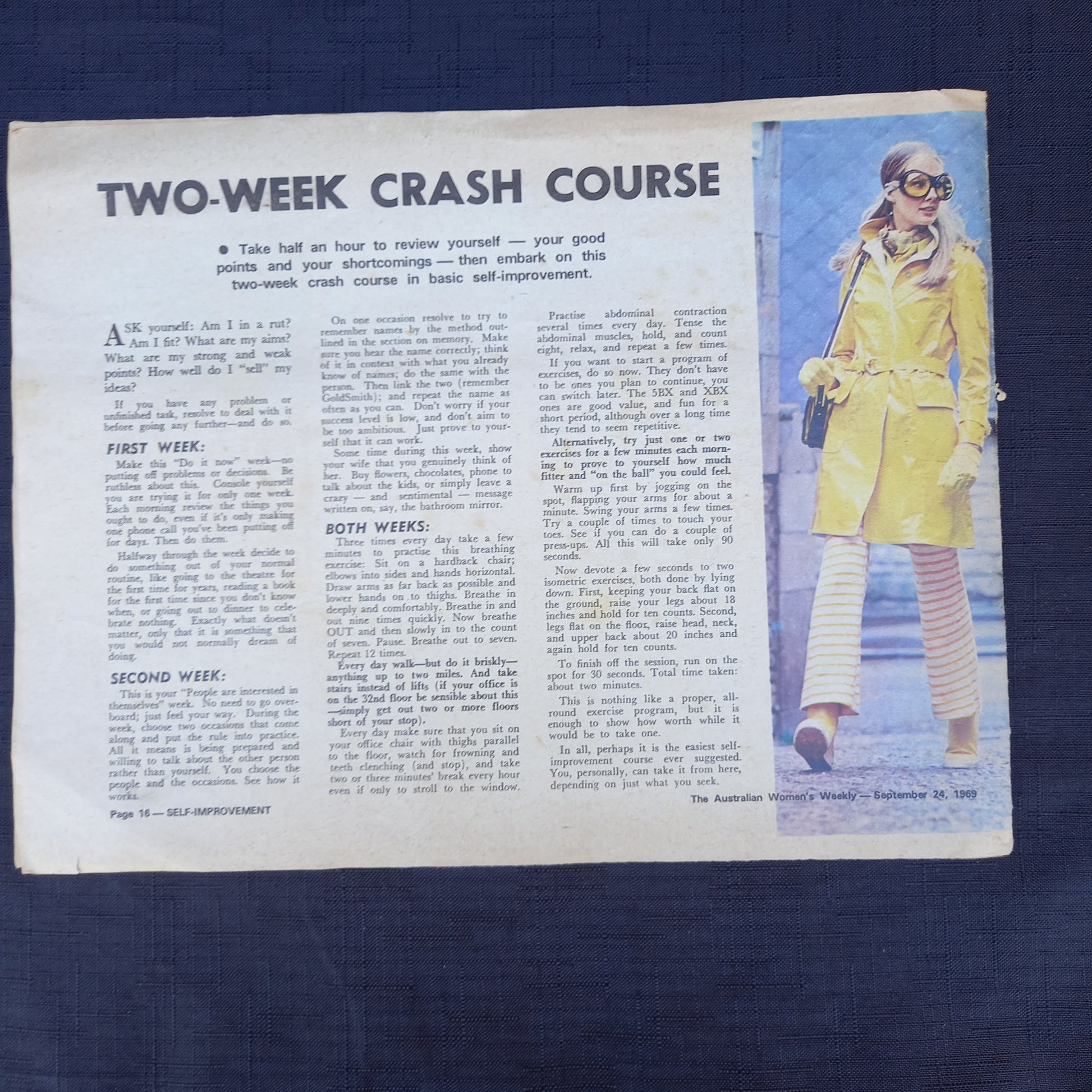 The Australian Women's Weekly presents Self Improvement-Ephemera-Tilbrook and Co