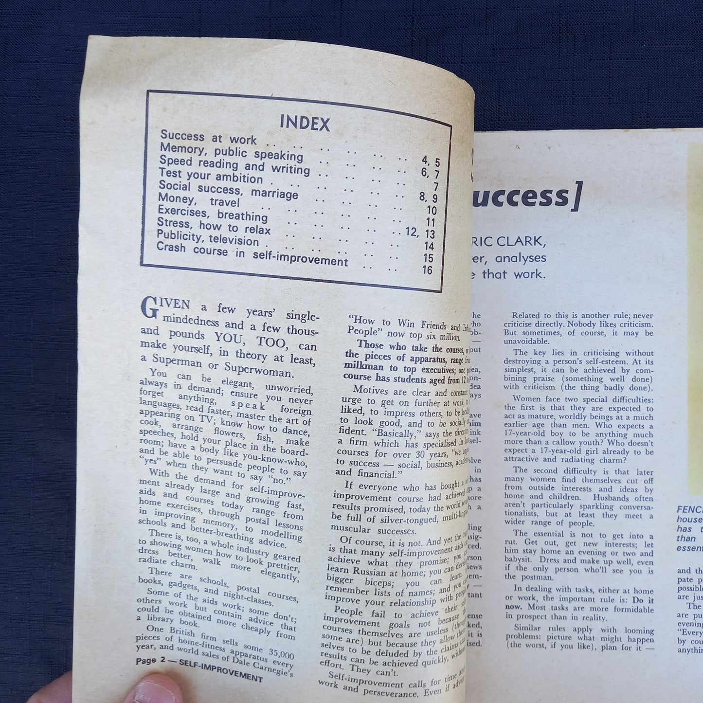 The Australian Women's Weekly presents Self Improvement-Ephemera-Tilbrook and Co