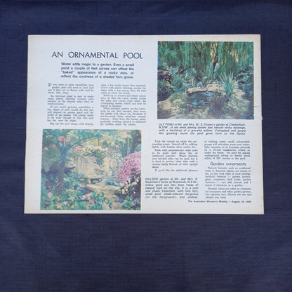 The Australian Women’s Weekly Presents Starting a Garden from Scratch by Allan Searle (1970 Supplement)-Vintage Gardening Booklet / Homemaking Supplement-Tilbrook and Co