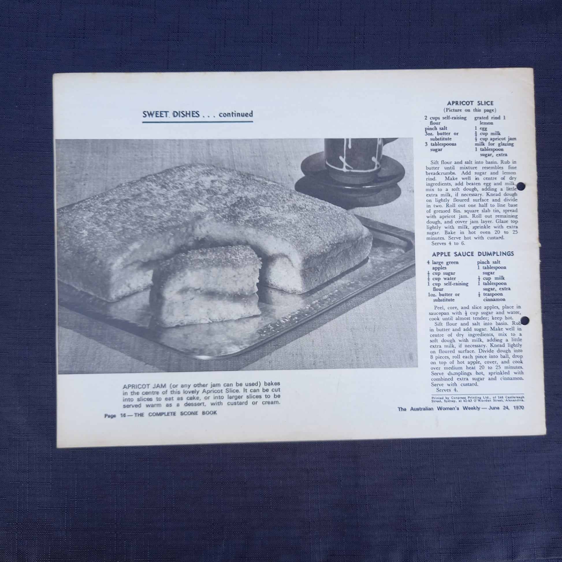The Australian Women's Weekly presents The Complete Scone Cook Book-Ephemera-Tilbrook and Co