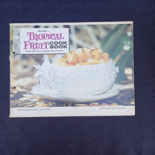 The Australian Women's Weekly presents Tropical Fruit Cook Book-Ephemera-Tilbrook and Co
