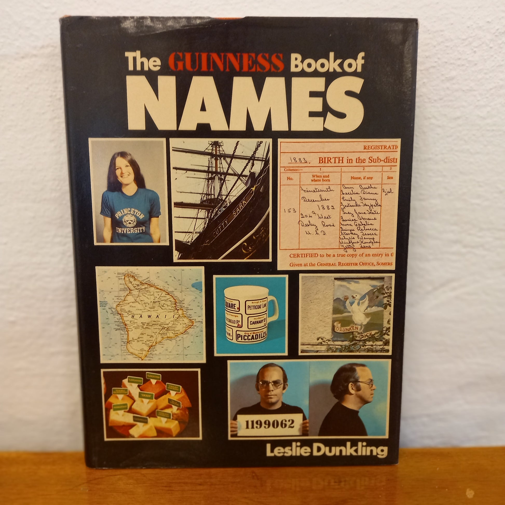 The Guinness Book of Names by Leslie Dunkling-Book-Tilbrook and Co