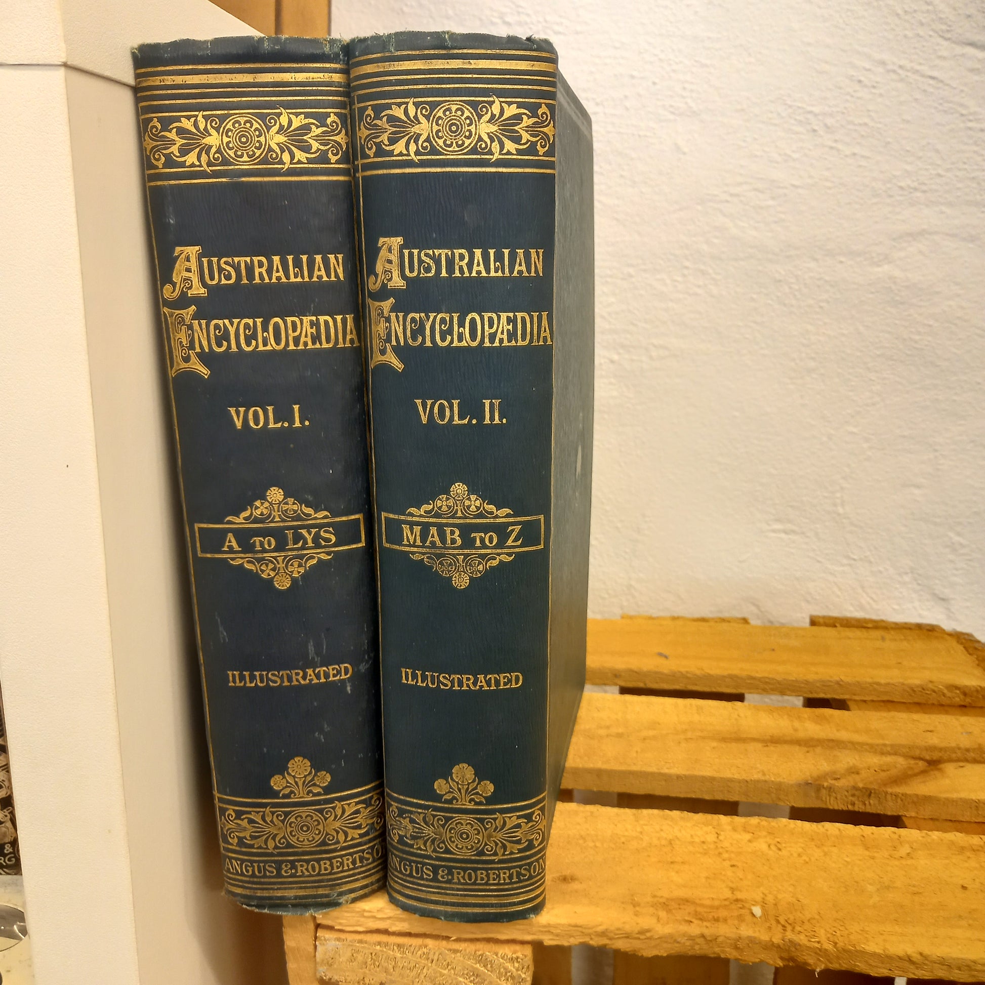 The Illustrated Australian Encyclopaedia edited by Arthur Wilberforce Jose and Herbert James Carter-Books-Tilbrook and Co