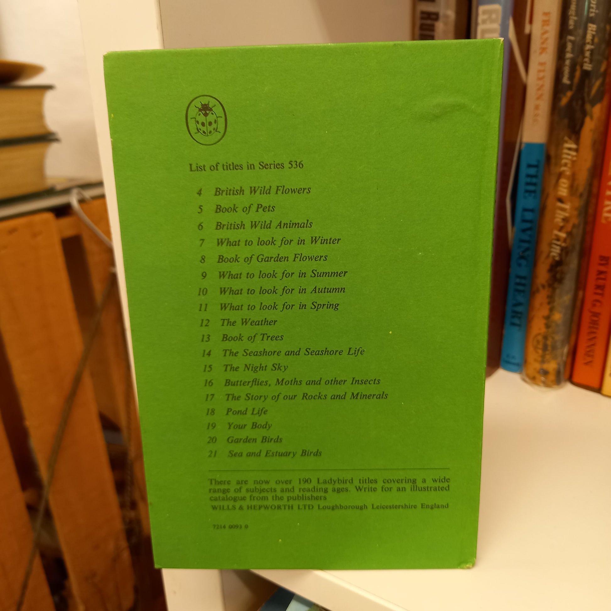 The Ladybird Book of British Wild Flowers by Biran Vese Fitzgerald-Books-Tilbrook and Co