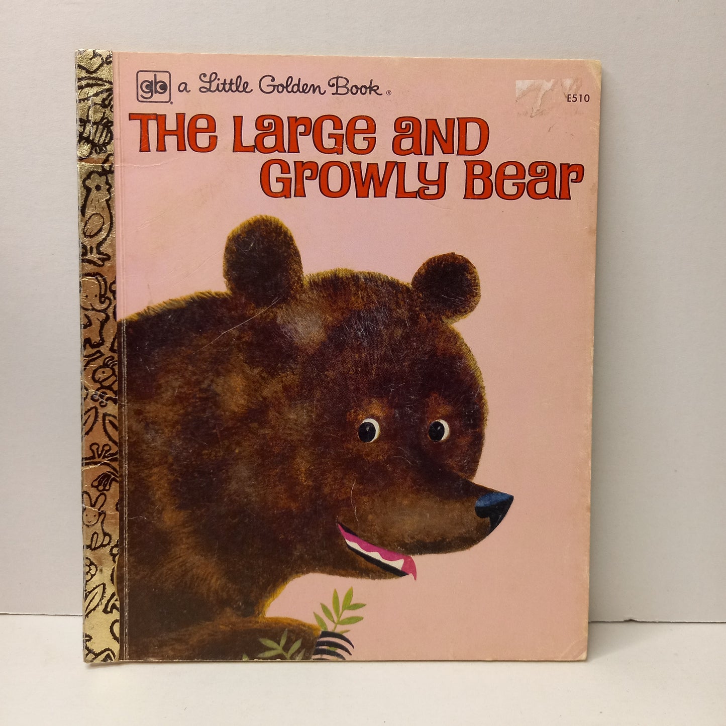 The Large and Growly Bear - A Little Golden Book by Gerturde Crampton and illustrated by John P Miller - E510-Book-Tilbrook and Co