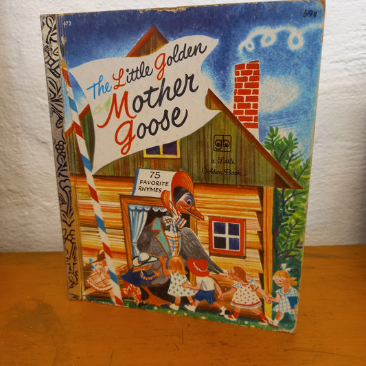 The Little Golden Mother Goose 75 Favorite Rhymes( A Little Golden Book) Feodor Rajankovsky (Illustrator) #472-Book-Tilbrook and Co