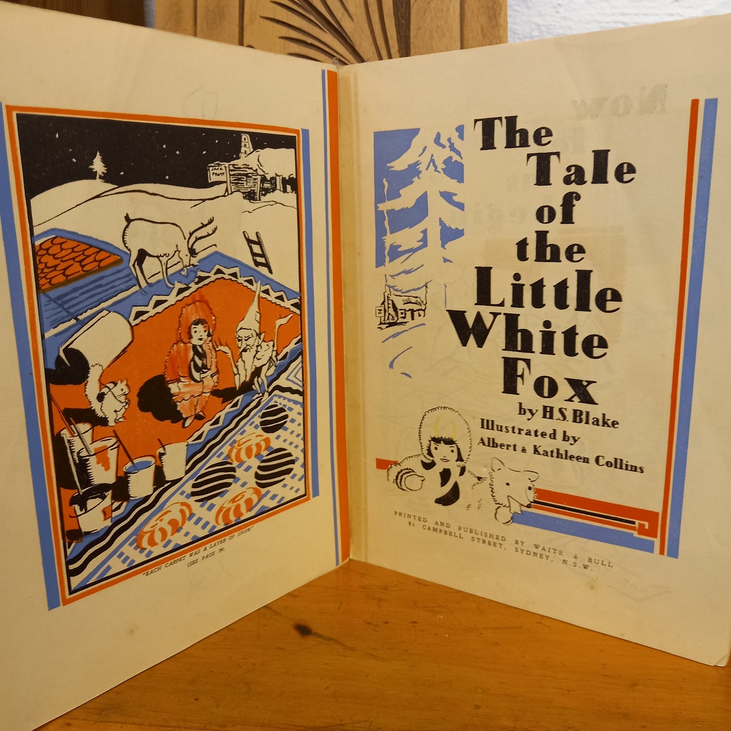 The Tale of the Little White Fox by H.S. Blake-Book-Tilbrook and Co