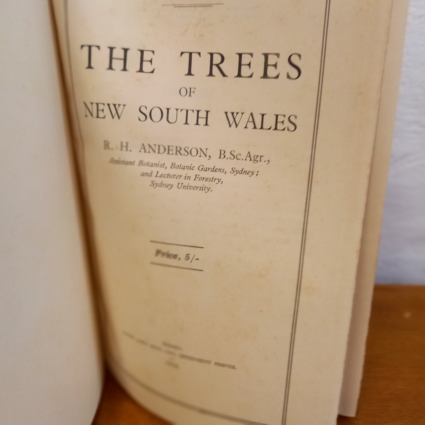 The Trees of New South Wales by R.H. Anderson-Book-Tilbrook and Co